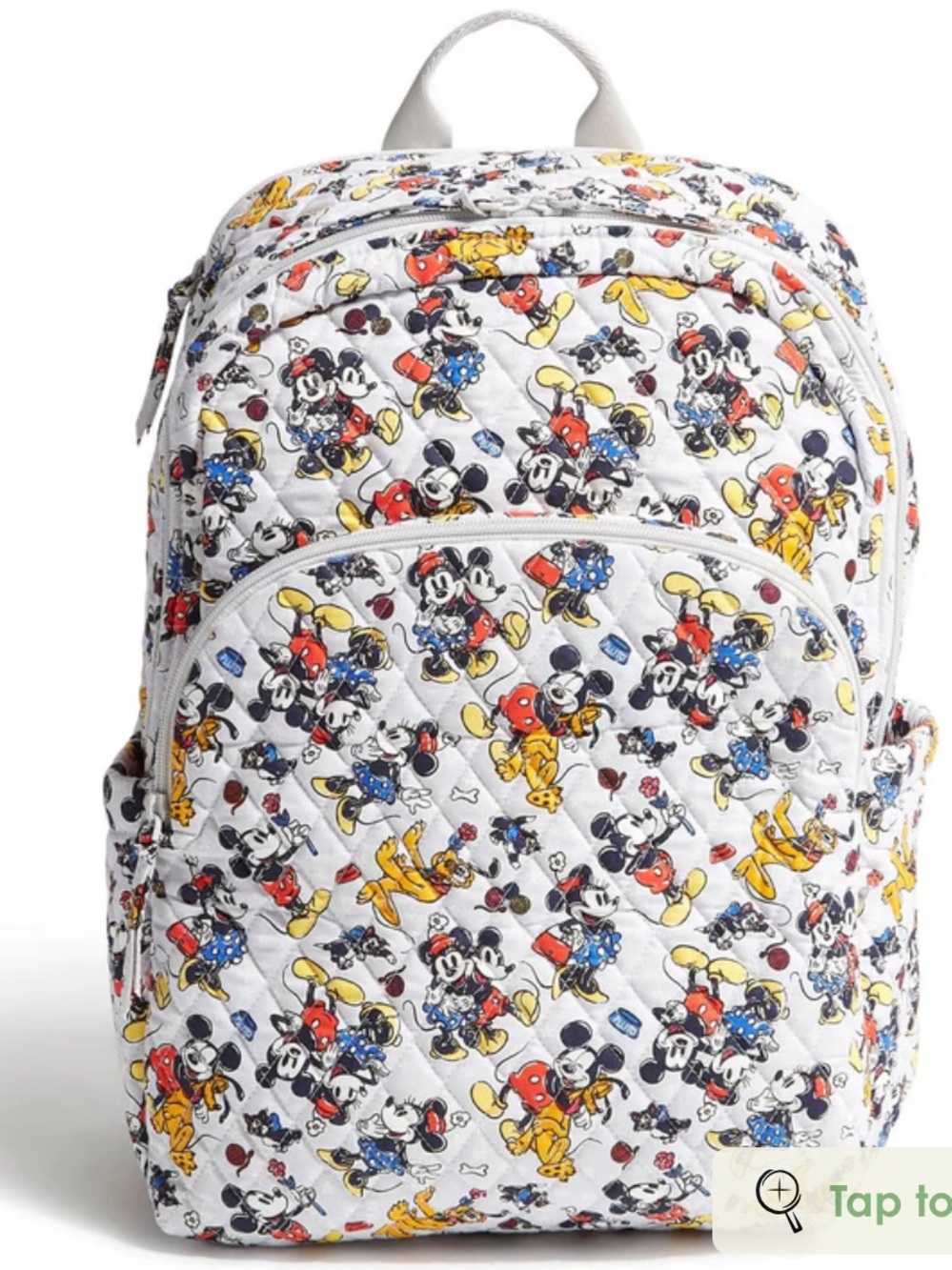 Vera Bradley Disney Outlet Essential Large Backpack Mickey Mouse Family Fun Mult